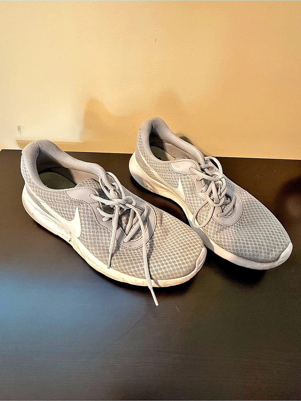 Nike Tanjun Mens Athletic Shoes in Grey